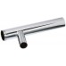 Plumbing Y Branch T.O.E  Extension Tube with Die Cast Nut 1-1/2 x 8 inch 20 Ga Chrome 